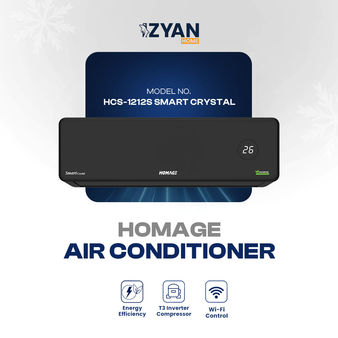 Homage Air Conditioner HCS-1212S SMART CRYSTAL
