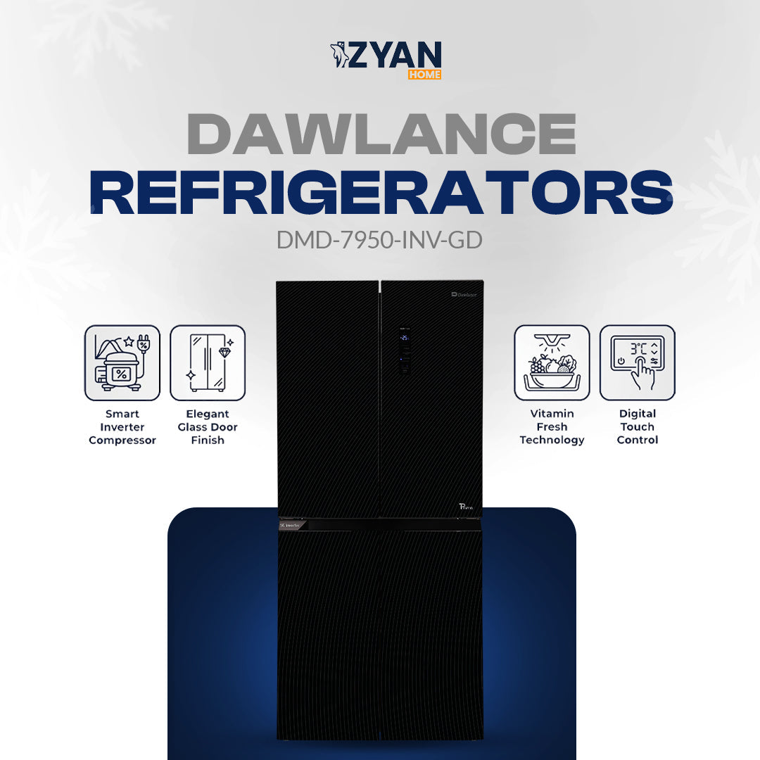 Dawlance Refrigerator-DMD-7950-INV-GD