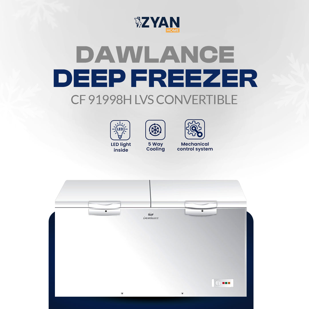 Dawlance Deep Freezer CF 91998H LVS |CF 91998H LVS CONVERTIBLE | |CF 91998H LVS INVERTER