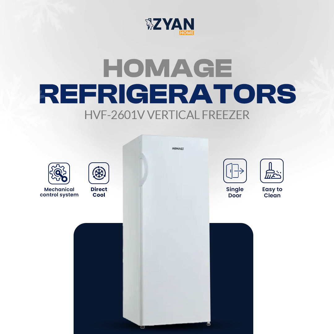 Homage Deep Freezer HVF-2601V VERTICAL FREEZER
