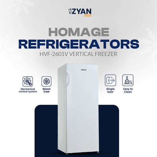 Homage Deep Freezer HVF-2601V VERTICAL FREEZER