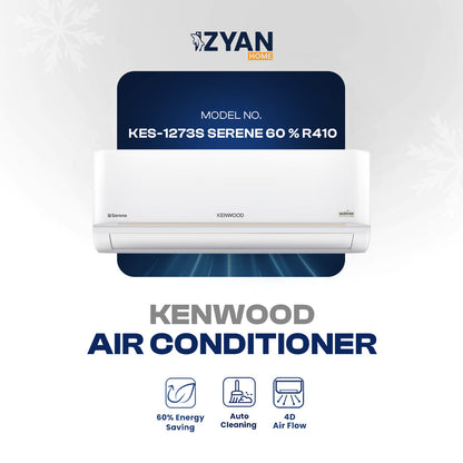 Kenwood Split Air Conditioner- E-Serene-60%-Energy Efficient