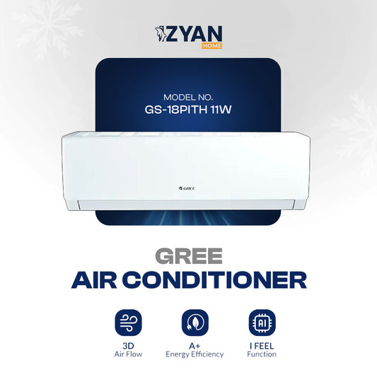 Gree Split AC Inverter Pular 1.5 TON - 18PITH 11W (H&C)