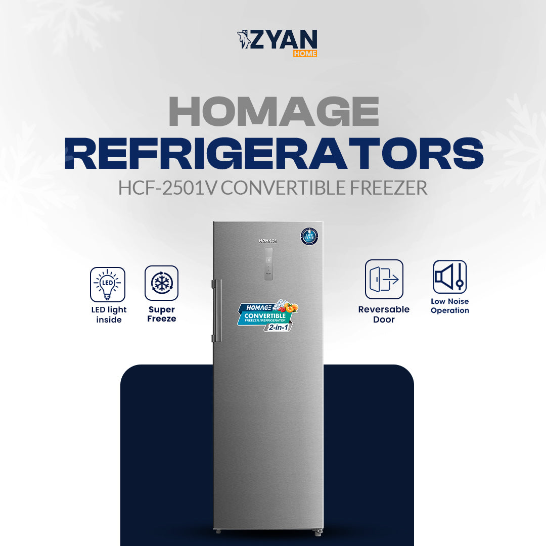 Homage Deep Freezer HCF-2501V CONVERTIBLE FREEZER