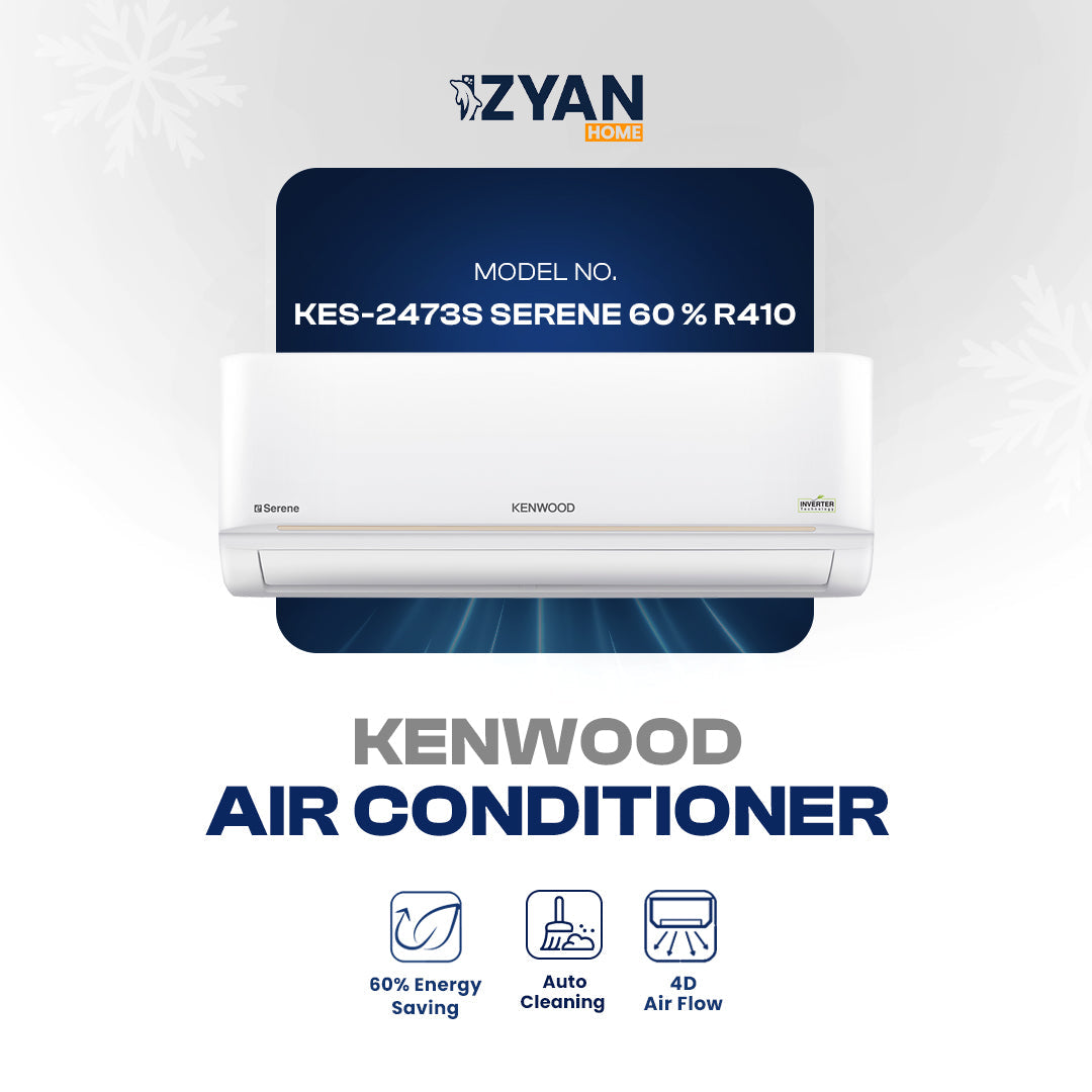 Kenwood Split Air Conditioner- E-Serene-60%-Energy Efficient