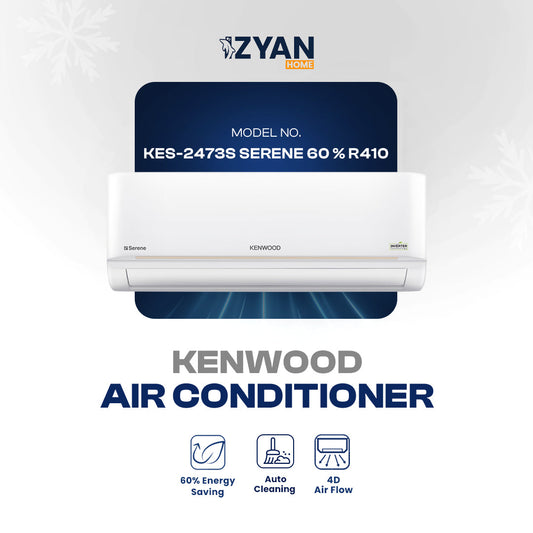 Kenwood Split Air Conditioner- E-Serene-60%-Energy Efficient