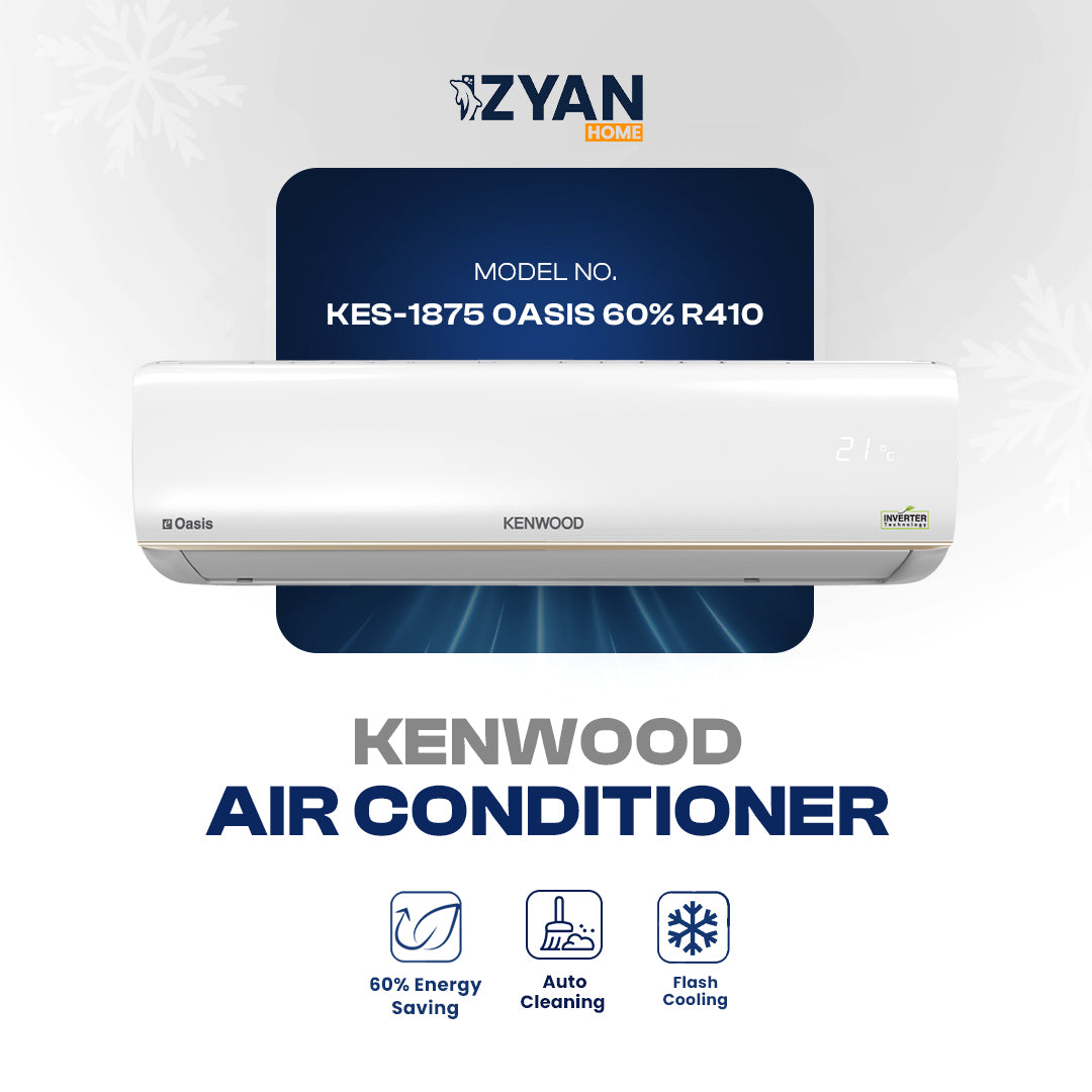 Kenwood Split Air Conditioner - E-Oasis 60% Energy Efficient