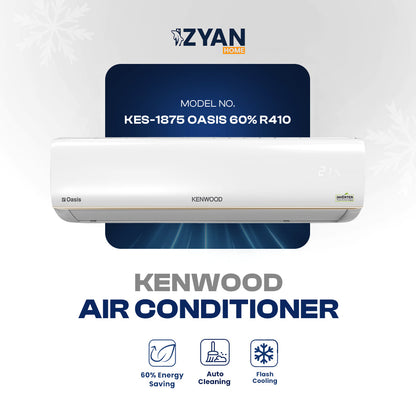 Kenwood Split Air Conditioner - E-Oasis 60% Energy Efficient