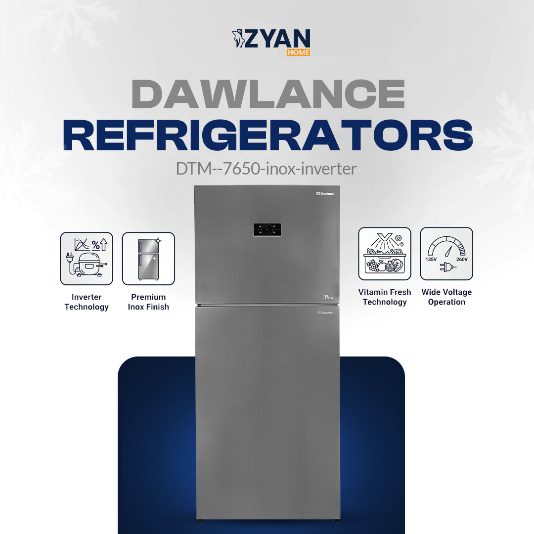 Dawlance Refrigerator-DTM-7650-No-Frost INOX INERTER