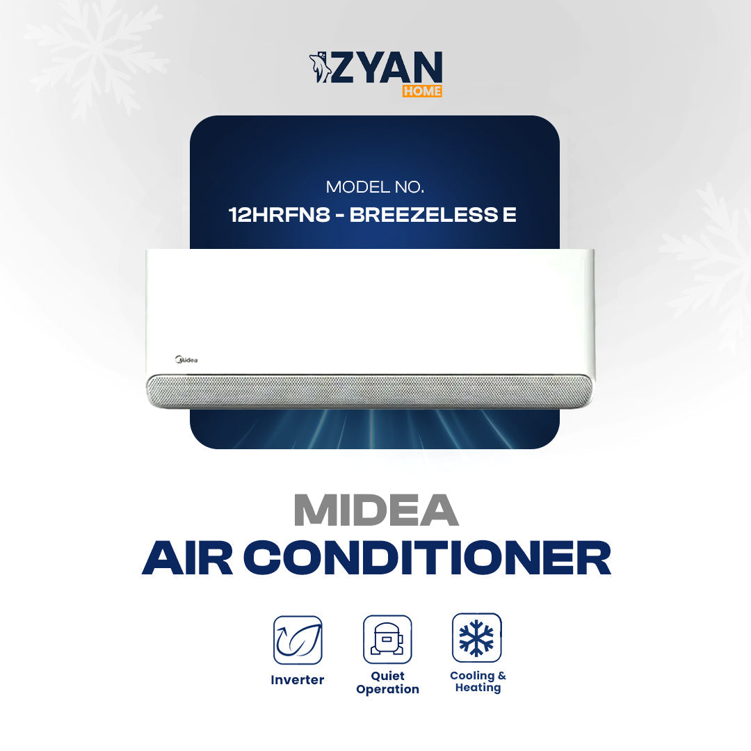 Midea Air Conditioner 12HRFN8 - BREEZELESS E