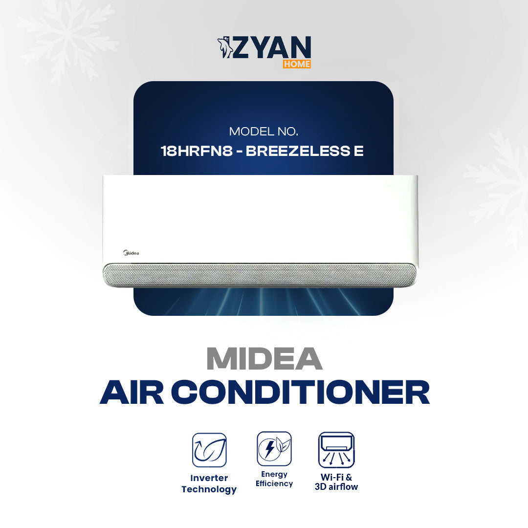 Midea Air Conditioner 18HRFN8 - BREEZELESS E