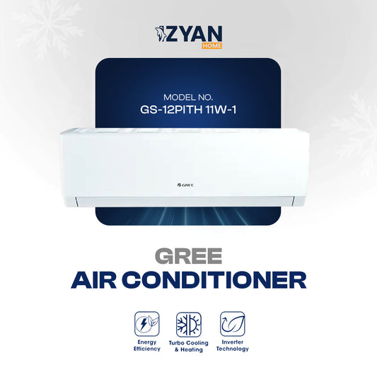 GREE SPLIT AC INVERTER PULLAR 1 TON - GS12PITH (H&C)