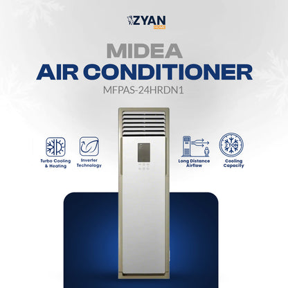 Midea Air Conditioner MFPAS-24HRDN1 GA Inverter Floor Standing