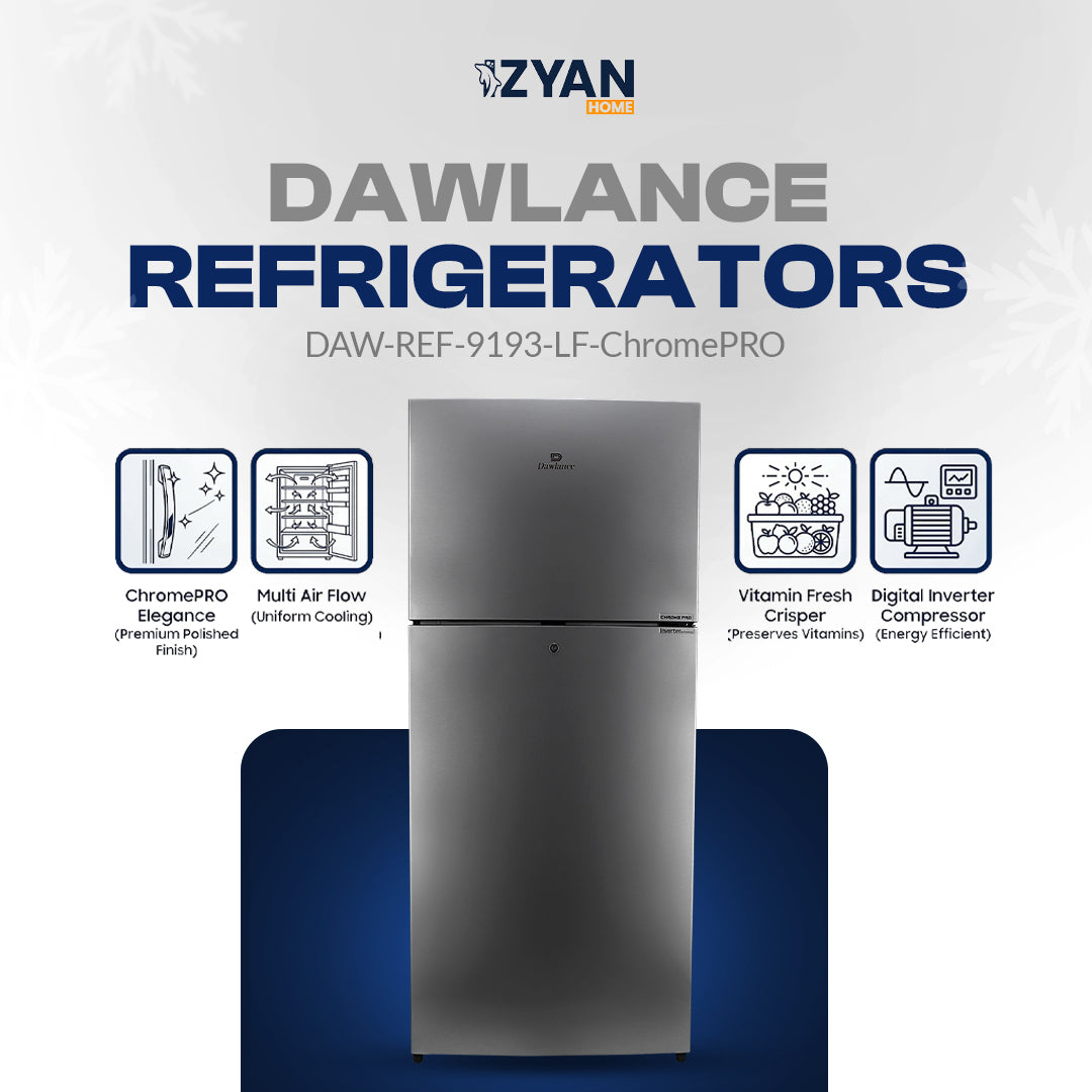 Dawlance Refrigerator REF-9191-WB-CHROMEPRO(438 Litres)