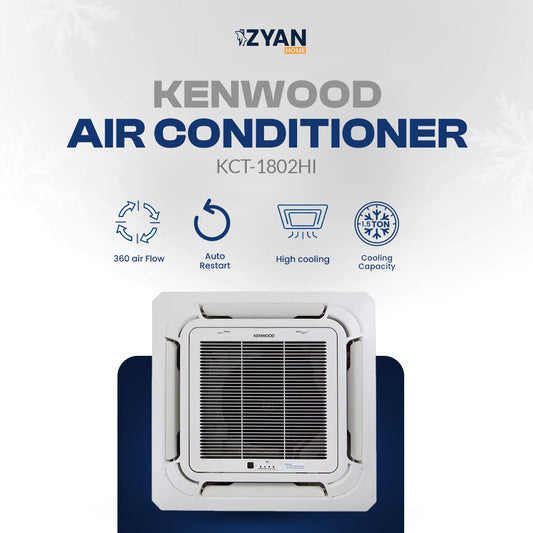 Kenwood Air Conditioner-Cassette KCT-1802HI Inverter Heat & Cool