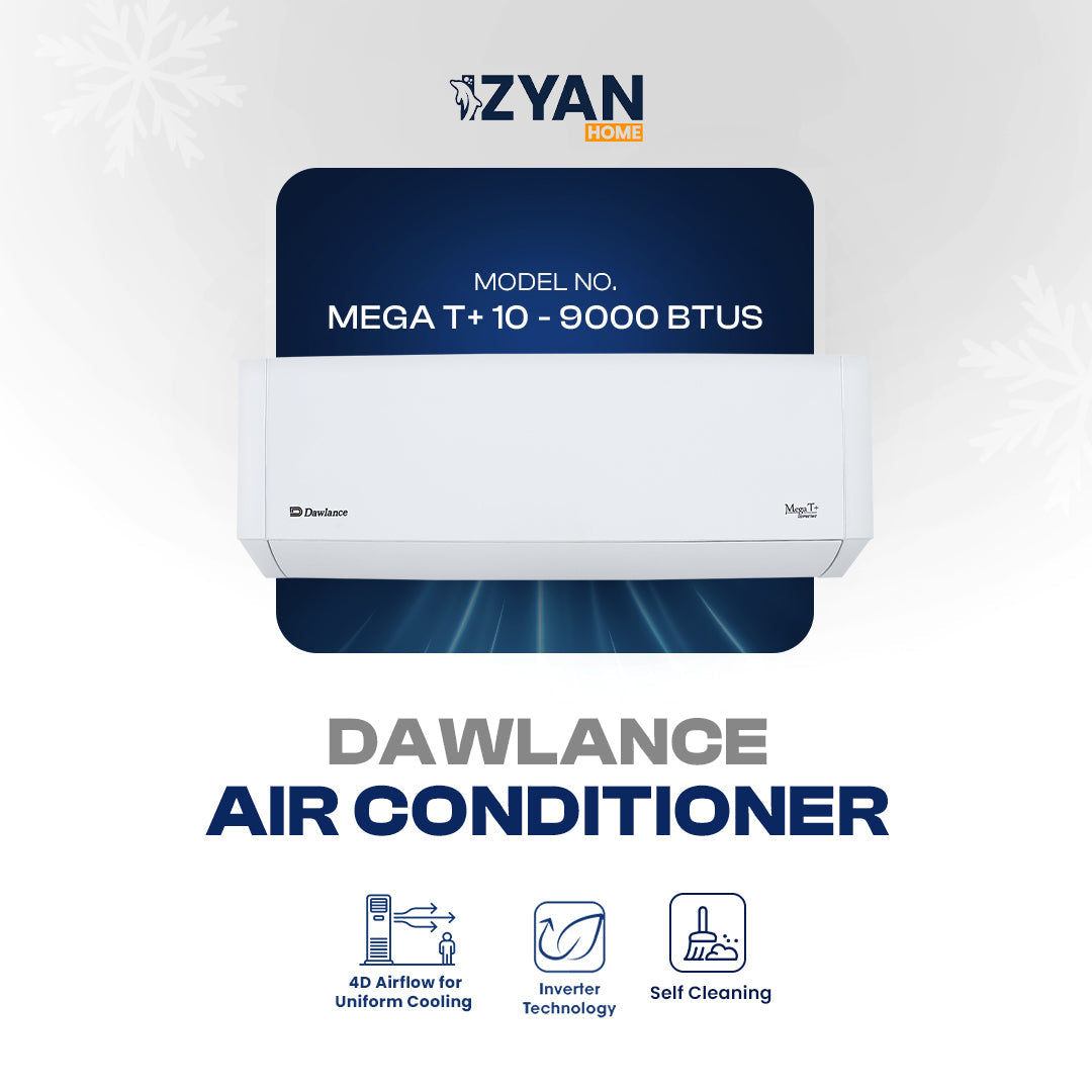 Dawlance Air Conditioner- Wall Type MEGA T+ 10 - 9000 BTUs