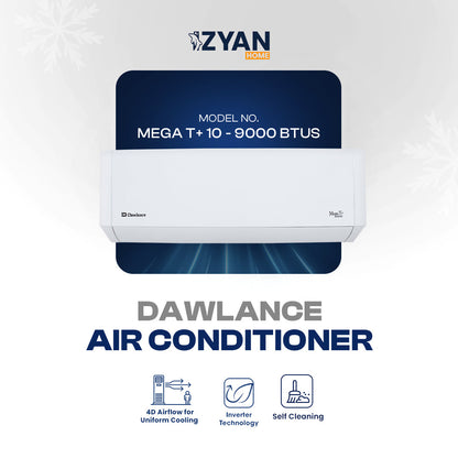 Dawlance Air Conditioner- Wall Type MEGA T+ 10 - 9000 BTUs