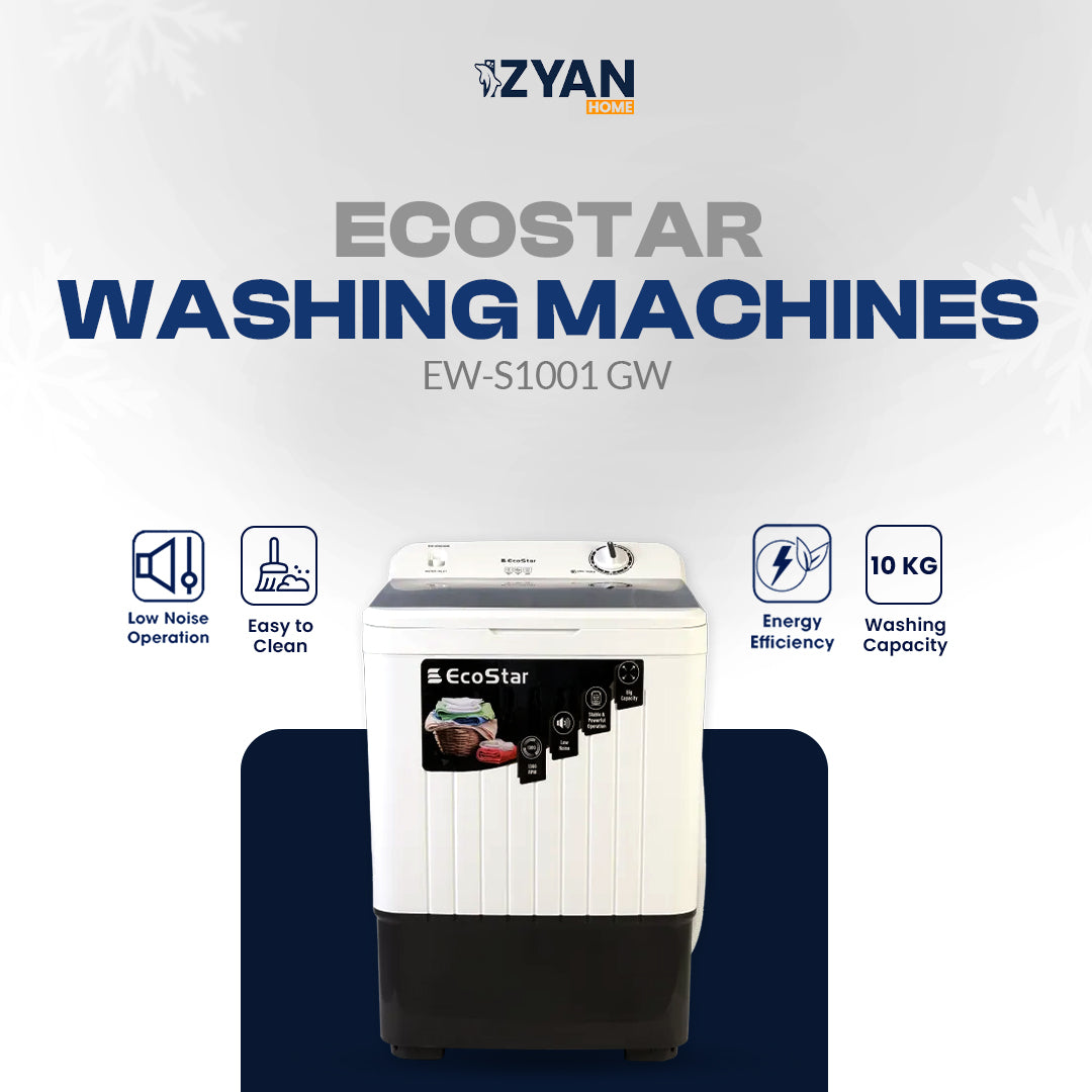 Ecostar Washing Machine EW-S1001 GW - DRYER