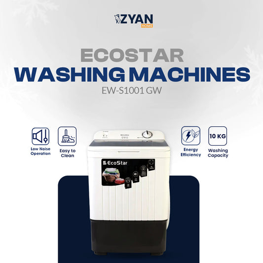 Ecostar Washing Machine EW-S1001 GW - DRYER