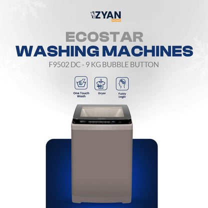 Ecostar Washing Machine EW-F9502-DC - 9 KG | EW-F9504-DC - 9 KG | EW-F1202-DC - 12 KG | EW-F1204-DC - 12 KG Series