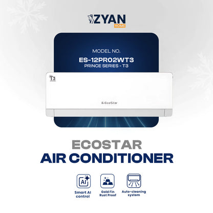 Ecostar Air Conditioner ES-12PR02WT3 - PRINCE SERIES - T3