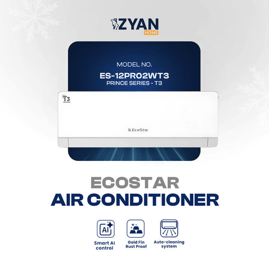 Ecostar Air Conditioner ES-12PR02WT3 - PRINCE SERIES - T3
