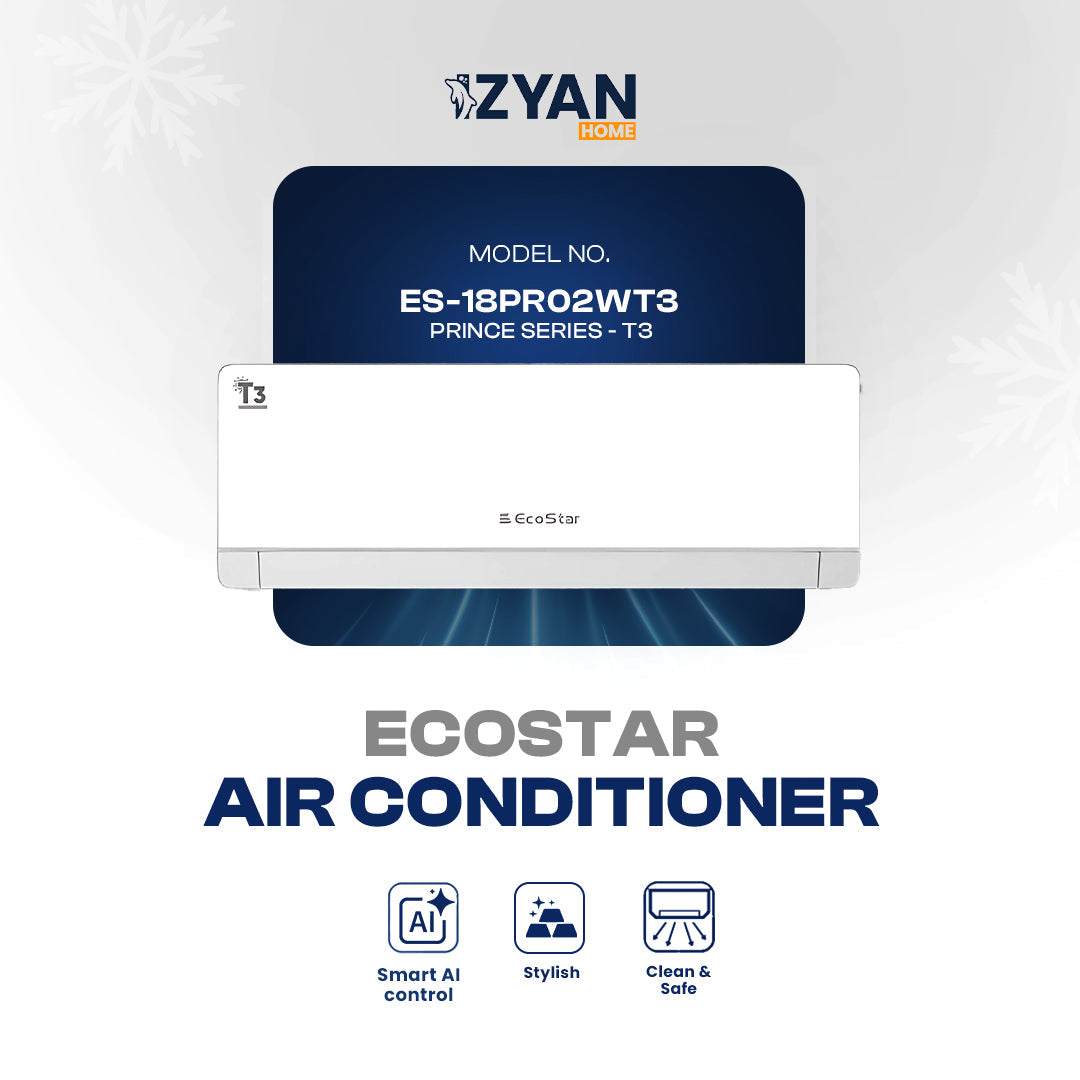 Ecostar Air Conditioner ES-18PR02WT3 - PRINCE SERIES - T3