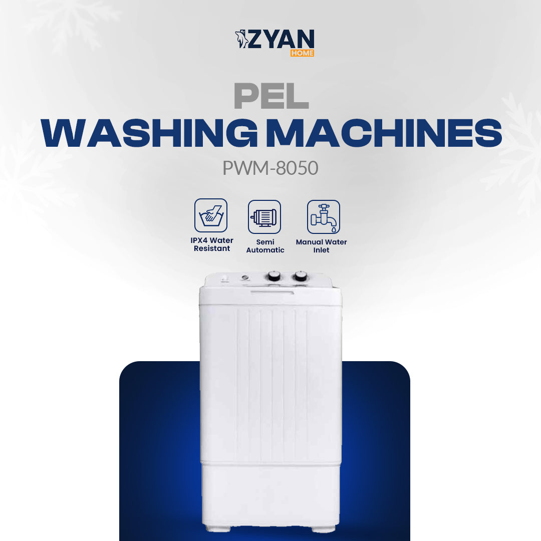 Pel Washing Machine PWM-8050 SEMI AUTO