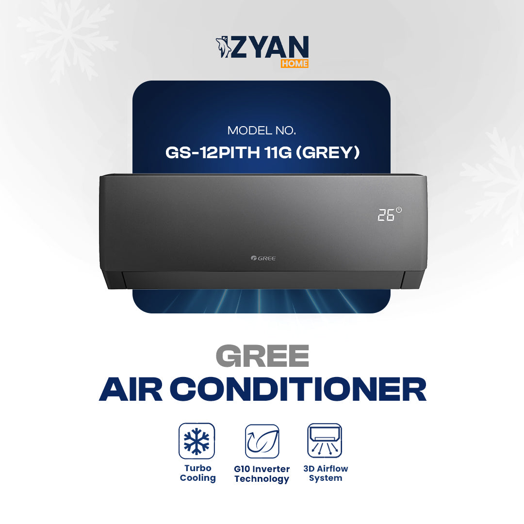 Gree Air Conditioner GS-12PITH 11G (GREY)