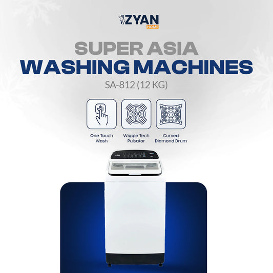 Superasia Washing Machine SA-812 (12 KG)