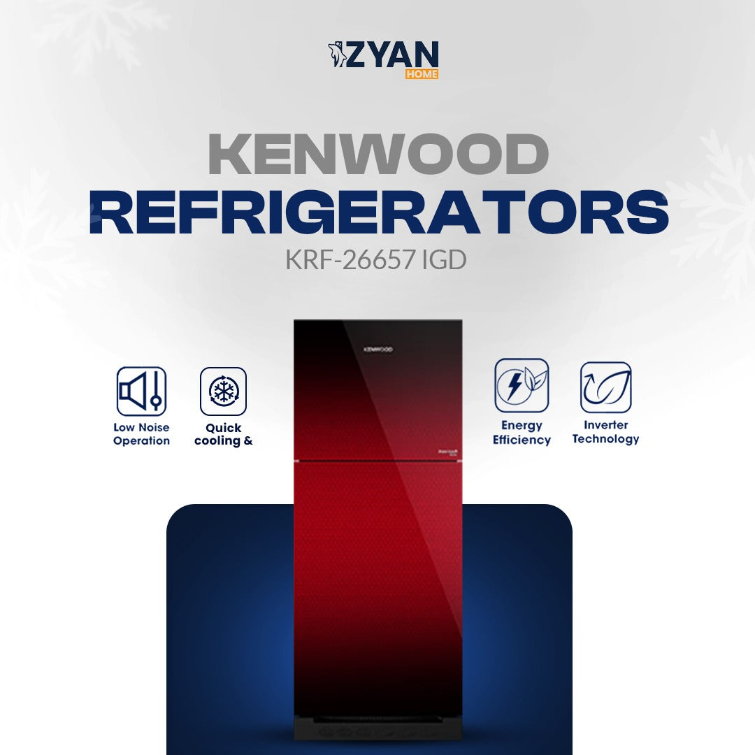 Kenwood Refrigerator Glassdoor Inverter- KRF 23357 24457 25557 26657
